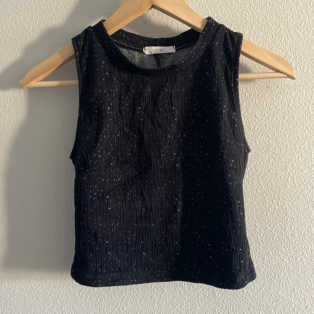 Lush fitted crop top